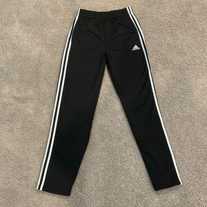 Boys Black Adidas Sweatpants